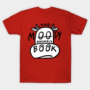 Funny Cow The Mood Animal Book T-Shirt